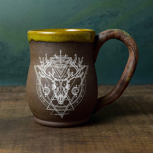 Deer Skull Mug