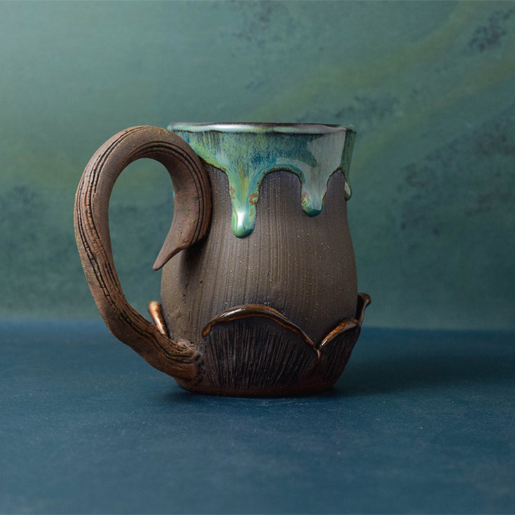 Sculpted Mushroom Mug