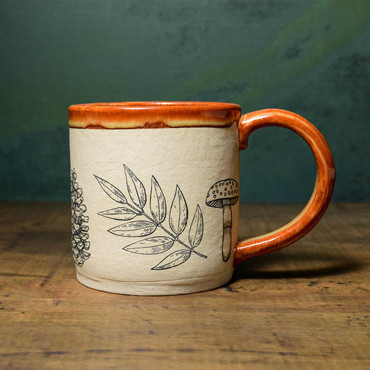 Wide Autumn Woodland Mug